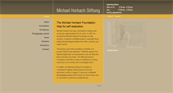 Desktop Screenshot of michael-horbach-stiftung.de