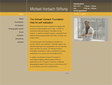 Tablet Screenshot of michael-horbach-stiftung.de